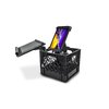 Autoexec Milk Crate Vehicle and Mobile Office Work Station with Laptop Tray, Power Inverter and Tablet Mount AECRATE-27